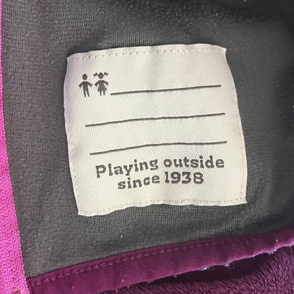 Columbia girls' fleece jacket full-zip purple medium 10-12 - Picture 7 of 10